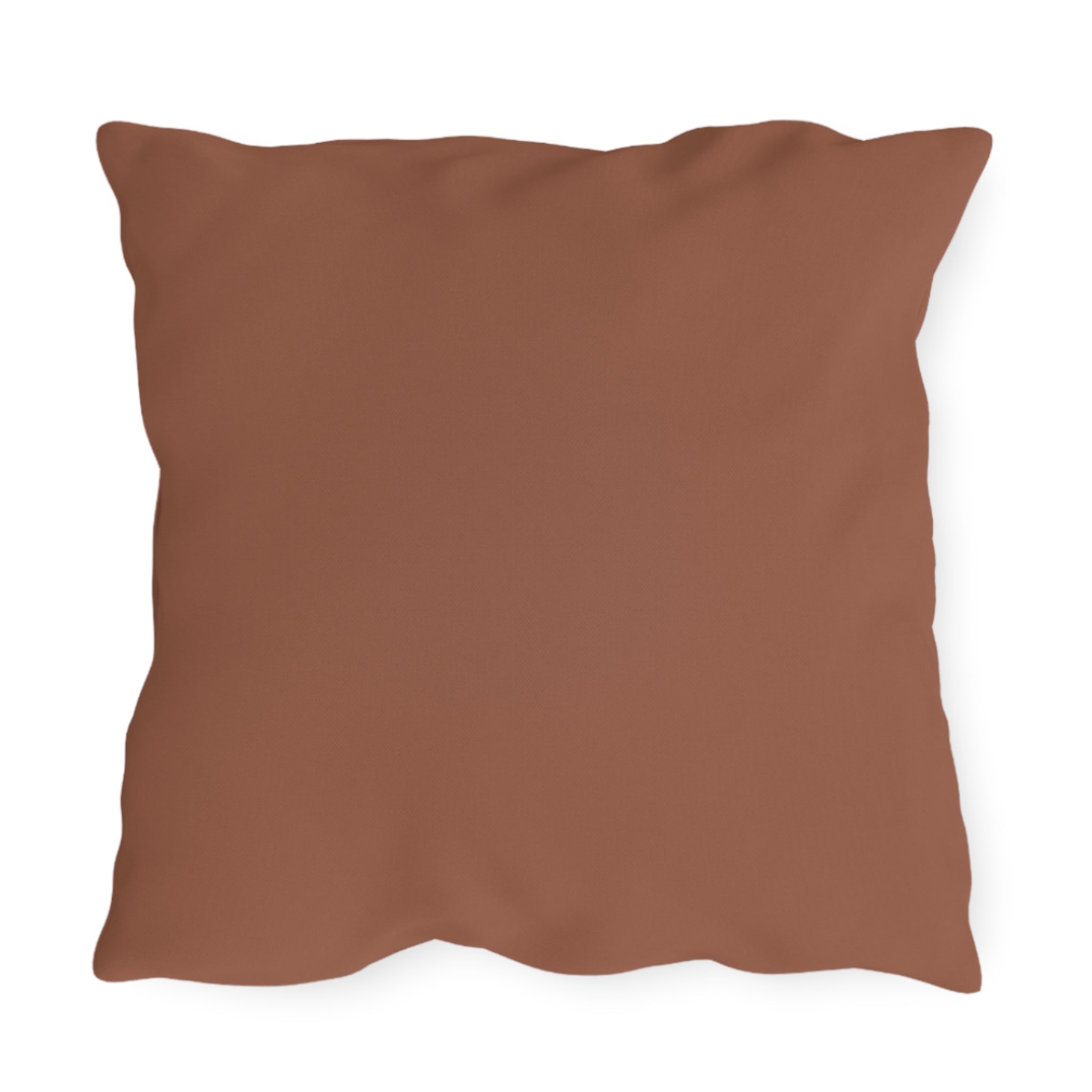 Art Deco Flowers, Terracotta accent color, Throw Pillow