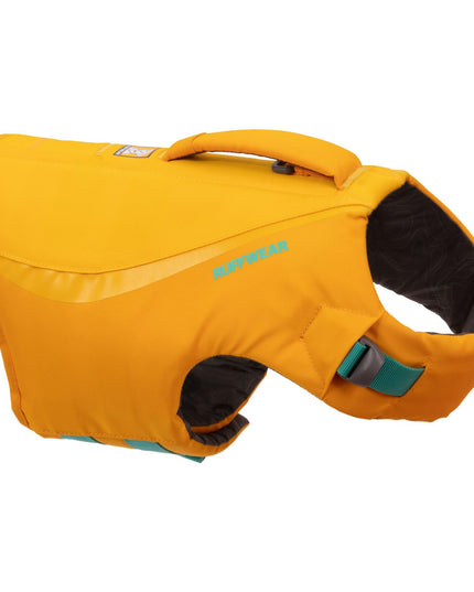 Ruffwear, Float Coat, Dog Life Jacket, Swimming Safety Vest with Handle, Wave Orange, LARGE