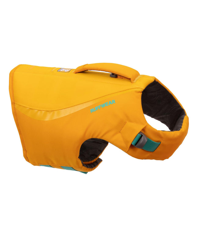 Ruffwear, Float Coat, Dog Life Jacket, Swimming Safety Vest with Handle, Wave Orange, LARGE
