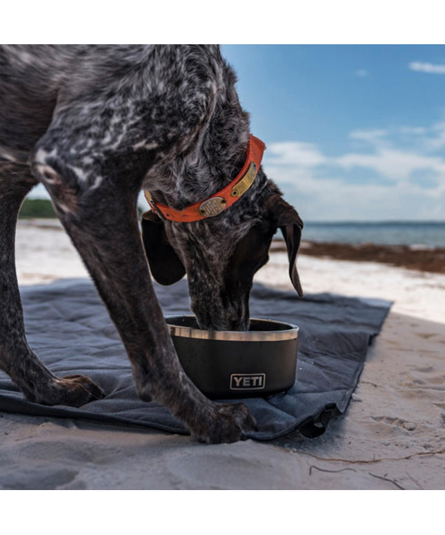 YETI Boomer 8, Stainless Steel, Non-Slip Dog Bowl, Holds 64 Ounces, Firefly Yellow