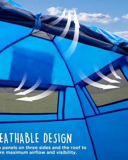 Canine Canyon Luna Portable Dog Tent, Indoor/Outdoor Dog House for Camping, Waterproof Cat and Dog Tents with Zippered Door and Mesh Windows for Airflow and Ventilation for Beach, Backyard