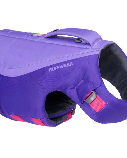 Ruffwear, Float Coat, Dog Life Jacket, Swimming Safety Vest with Handle, Purple Lily, XX-SMALL