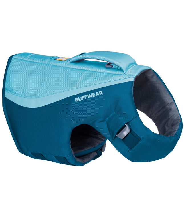 Ruffwear, Float Coat, Dog Life Jacket, Swimming Safety Vest with Handle, Deep Blue, X-Large