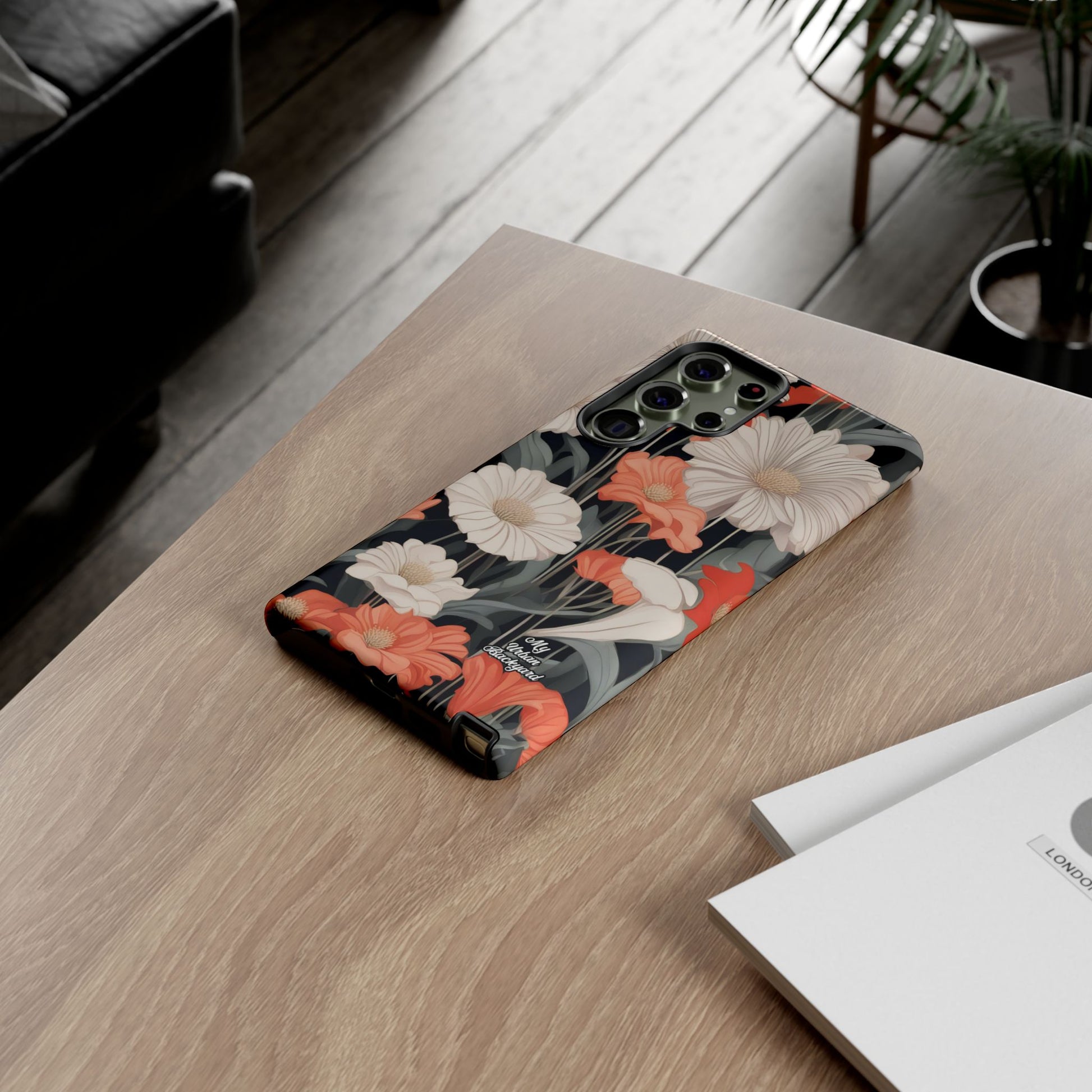 Art Deco Flowers, Cell Phone Case - Apple, Samsung, Google Pixel