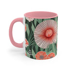 Art Deco Flowers, Ceramic Coffee Mug