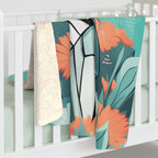 Vincent Blueclaw, Wolf Sherpa Fleece Blanket