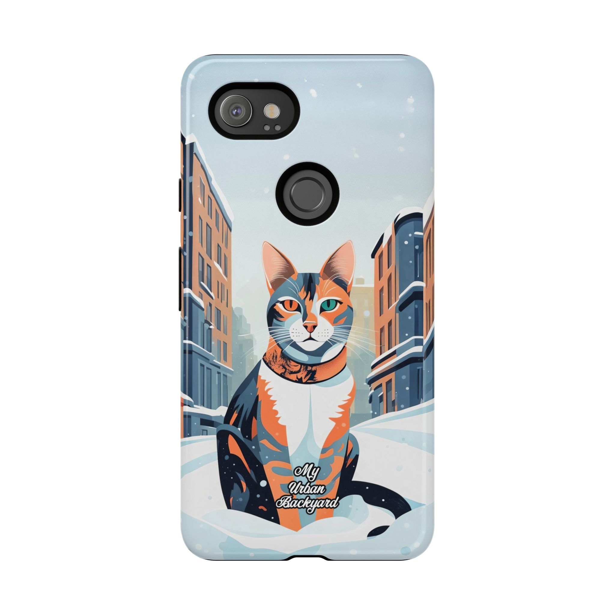 Claws Pawson in the Snow, Cell Phone Case - Apple, Samsung, Google Pixel