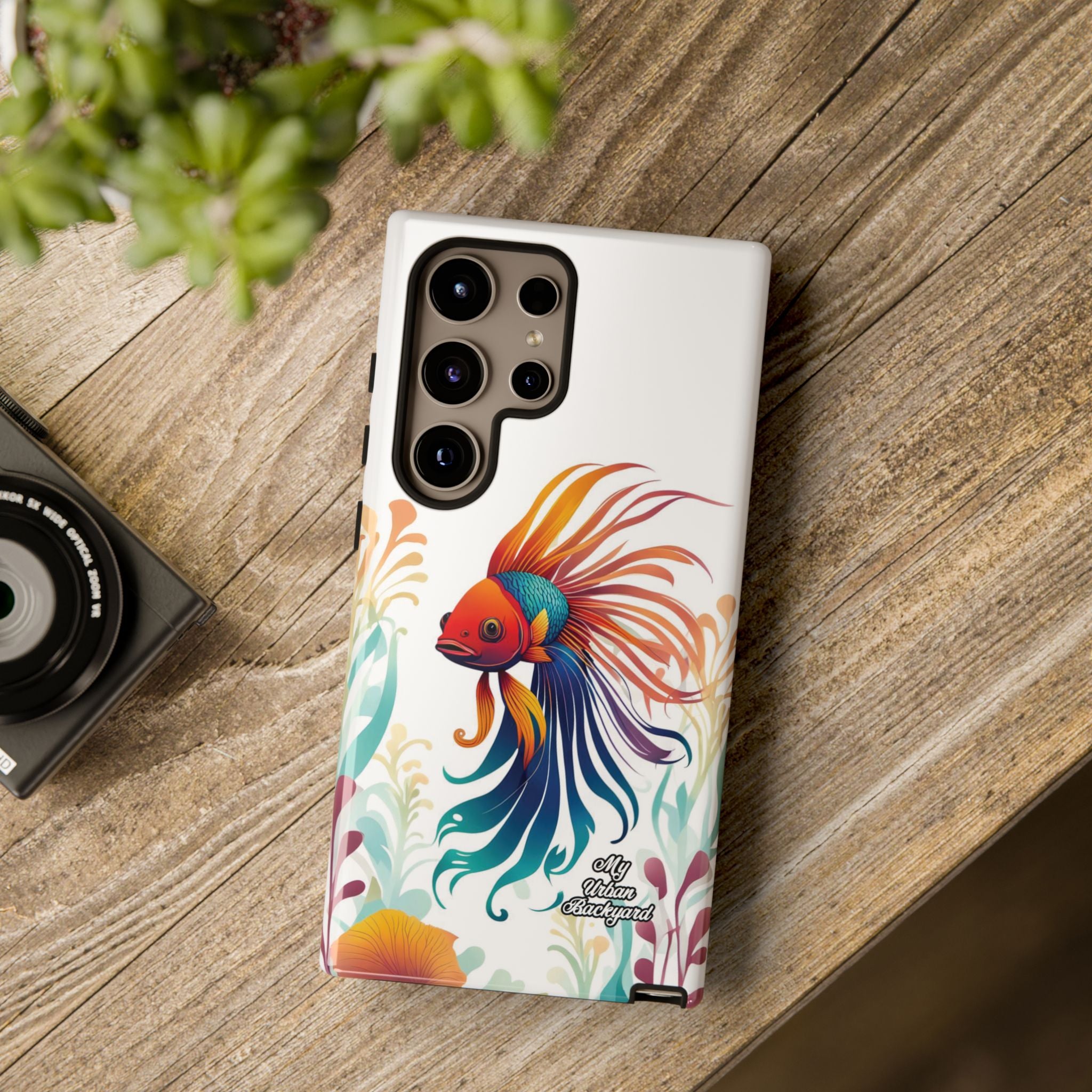 Colorful Betta Fish, Cell Phone Case - Apple, Samsung or Google Pixel