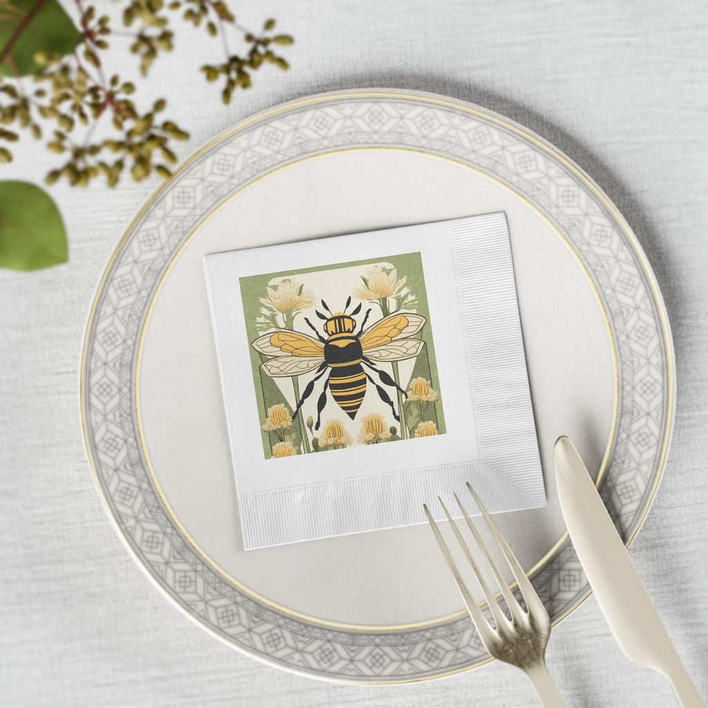 Bee with Flowers Napkins
