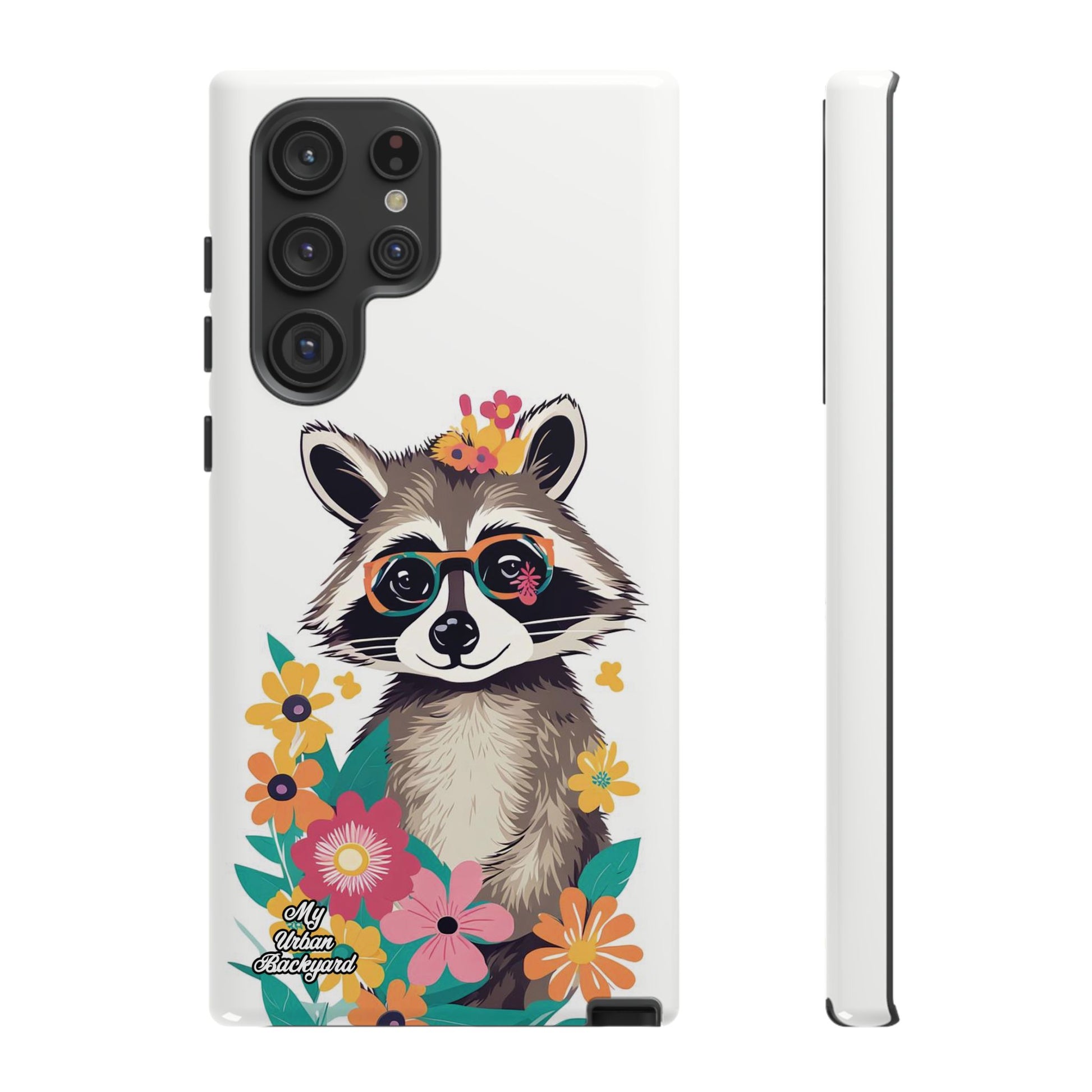 Raccoon with Glasses, Cell Phone Case - Apple, Samsung or Google Pixel