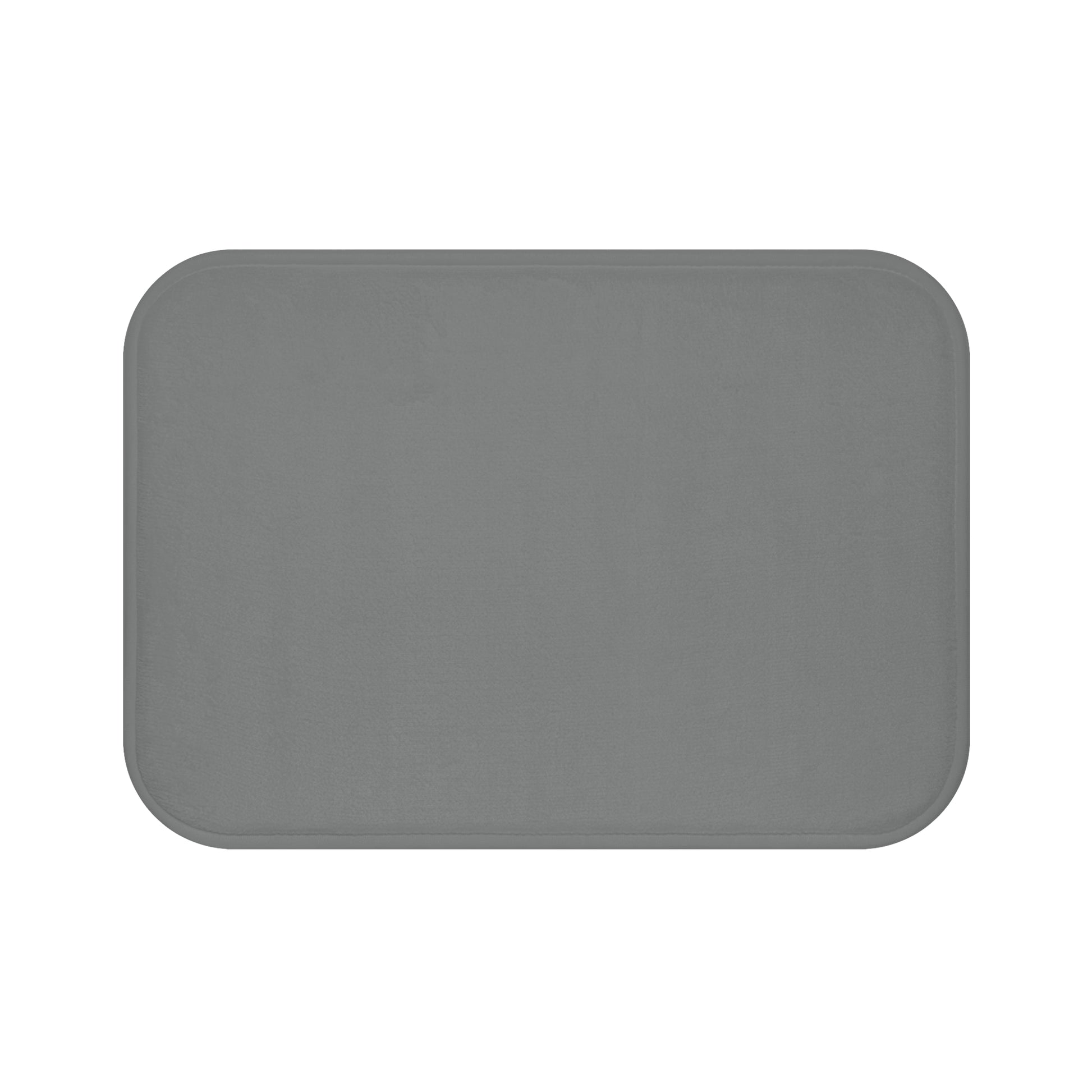 Grey Memory Foam Bath Mat — Soft Absorbent Bathroom Rug, 2 sizes