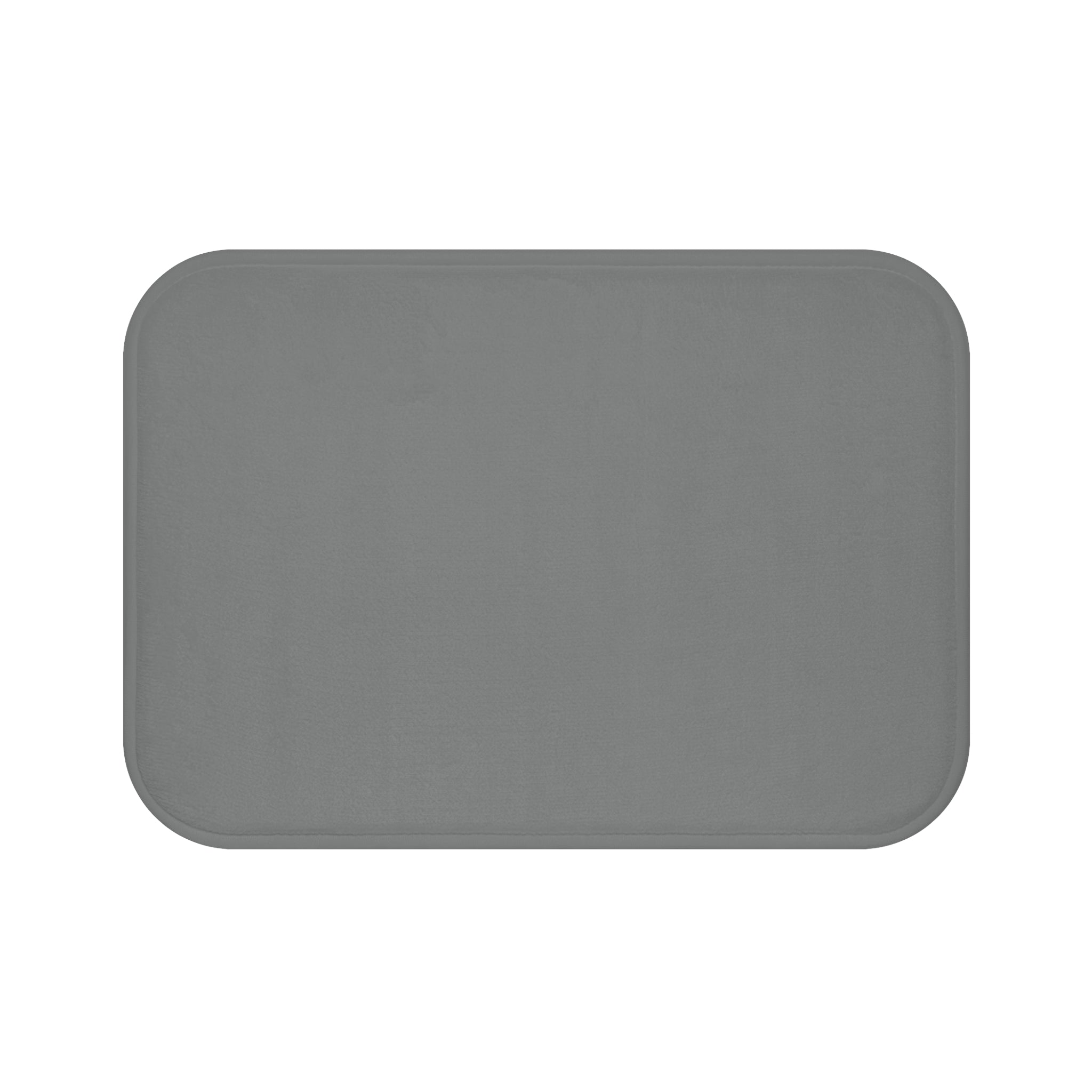 Grey Memory Foam Bath Mat — Soft Absorbent Bathroom Rug, 2 sizes