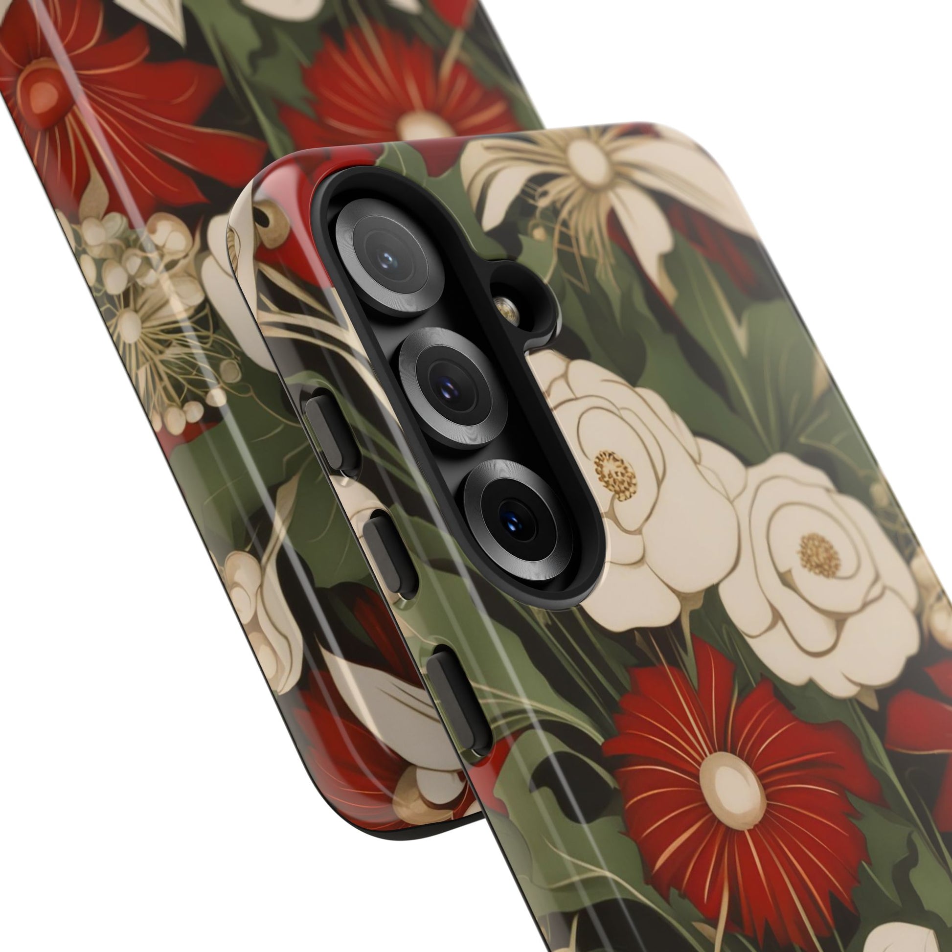 Holiday Flowers, Cell Phone Case - Apple, Samsung, Google Pixel