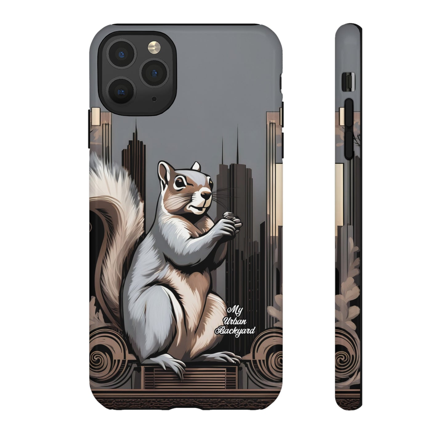 Urban Gray Squirrel, Cell Phone Case - Apple, Samsung, or Google Pixel