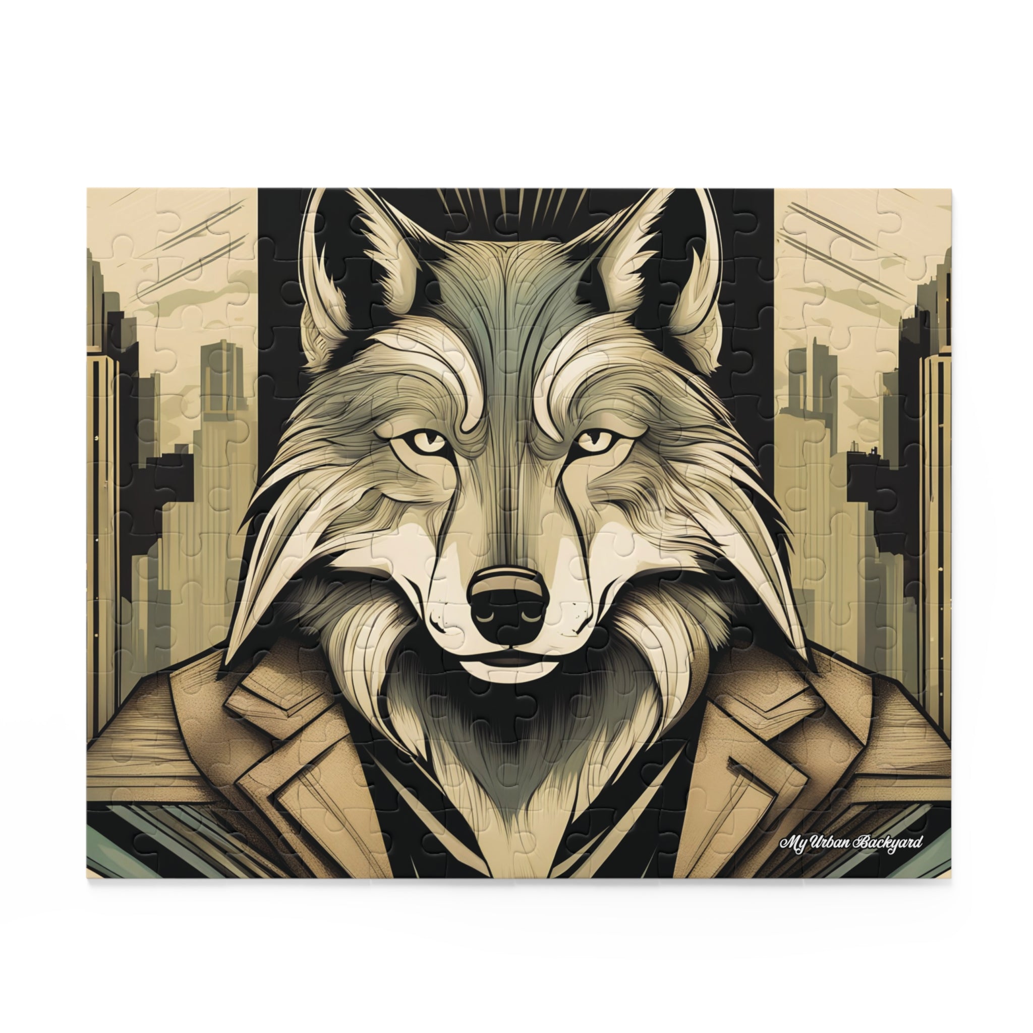 Luther Greyfang, Wolf Jigsaw Puzzle, (120, 252, or 500-Piece)