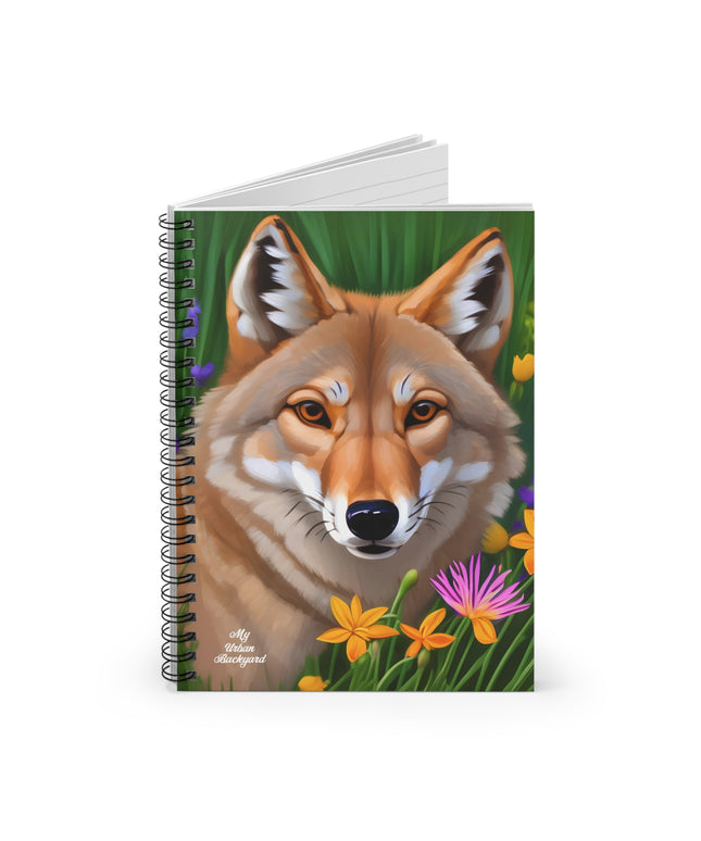 Coyote Close Up, Spiral Notebook Journal - Write in Style