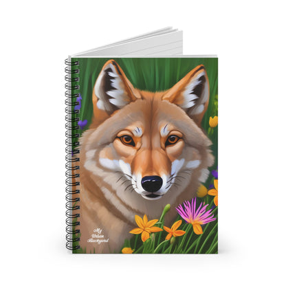 Coyote Close Up, Spiral Notebook Journal - Write in Style
