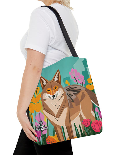 Reusable Tote Bag for Everyday Use, Shoulder Bag w Cotton Handles - Urban Coyote