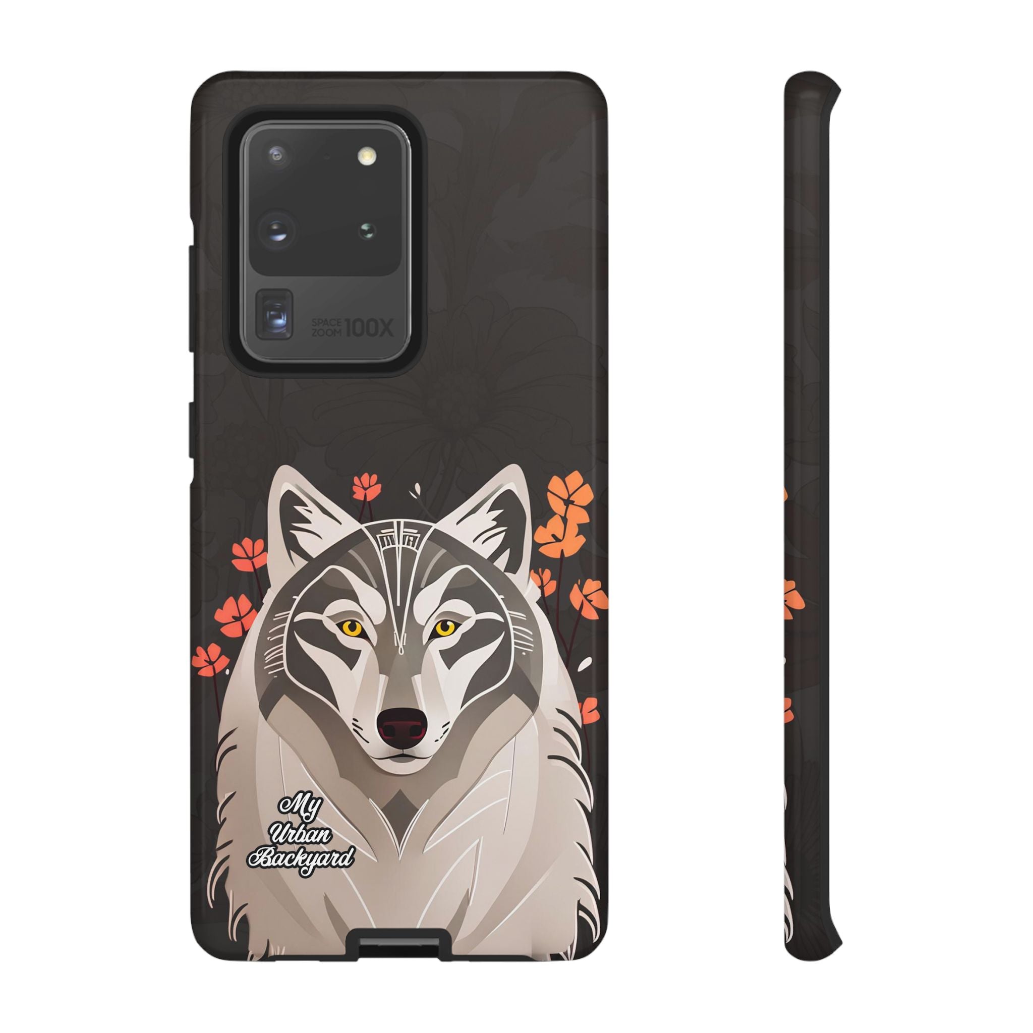 Art Deco Wolf, Cell Phone Case - Apple, Samsung, Google Pixel