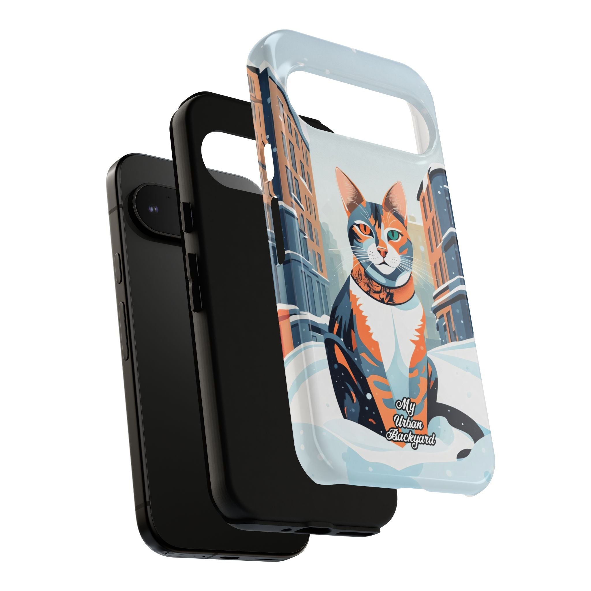 Claws Pawson in the Snow, Cell Phone Case - Apple, Samsung, Google Pixel
