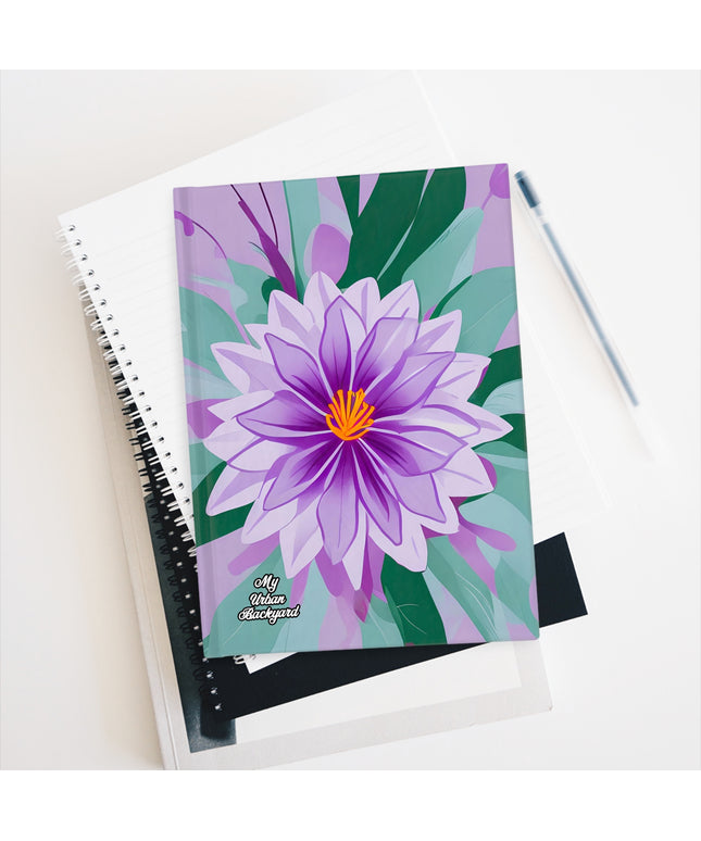 Purple Flower, Hardcover Notebook Journal - Write in Style