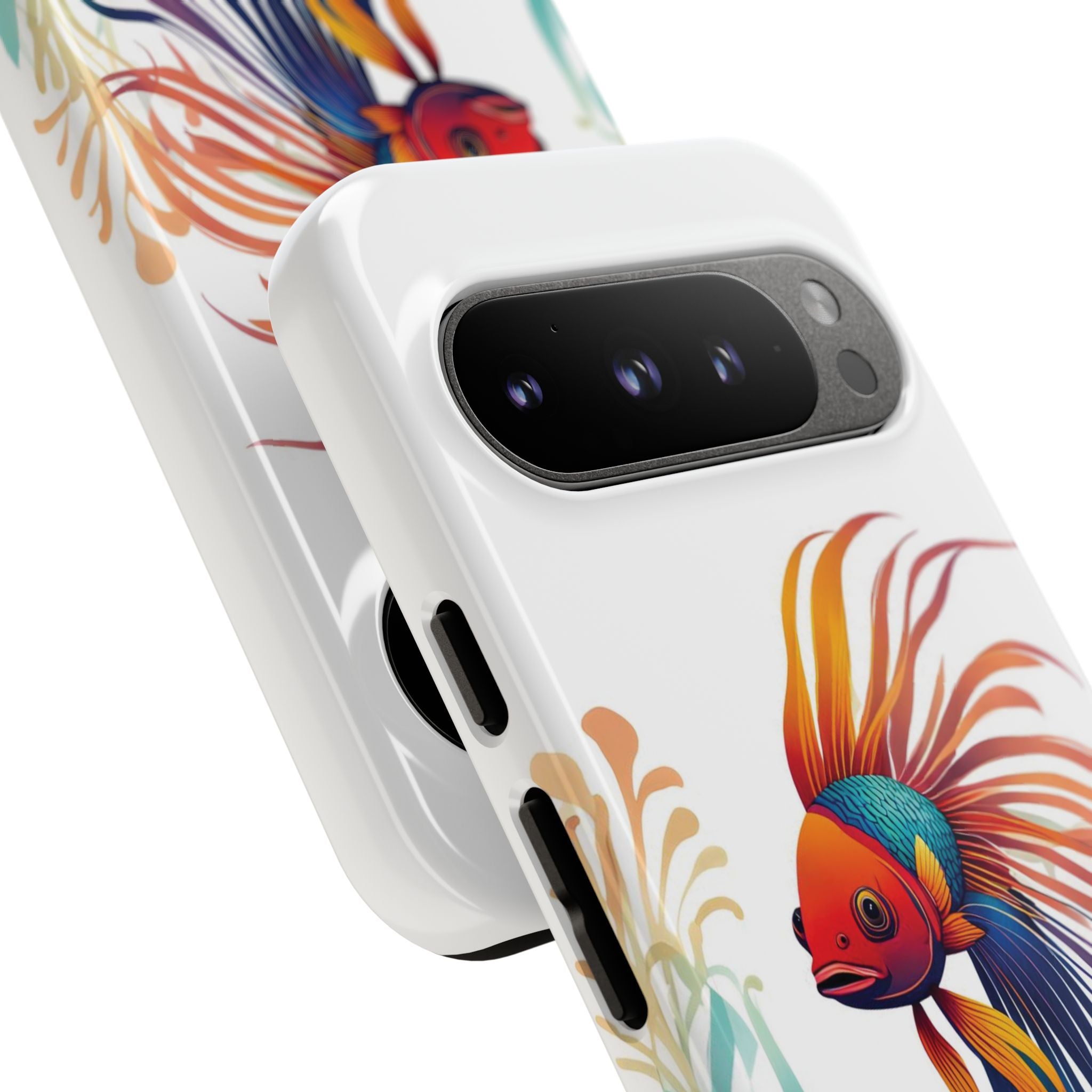 Colorful Betta Fish, Cell Phone Case - Apple, Samsung or Google Pixel