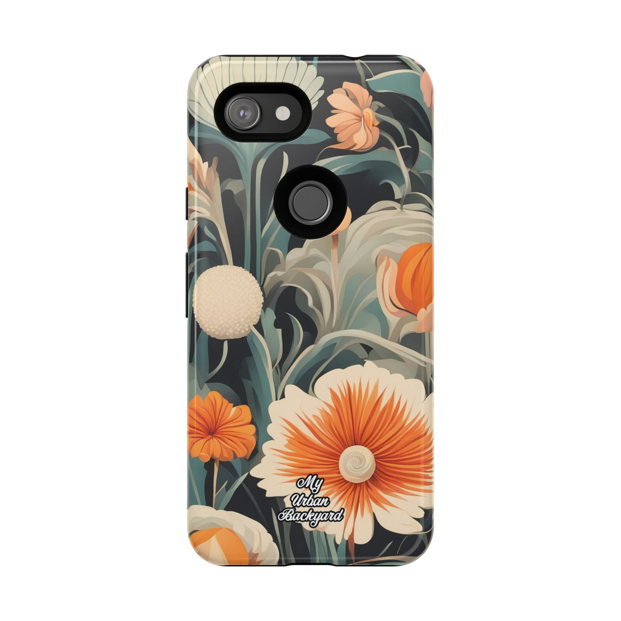 Orange and White Flowers, Cell Phone Case - Apple, Samsung, Google Pixel