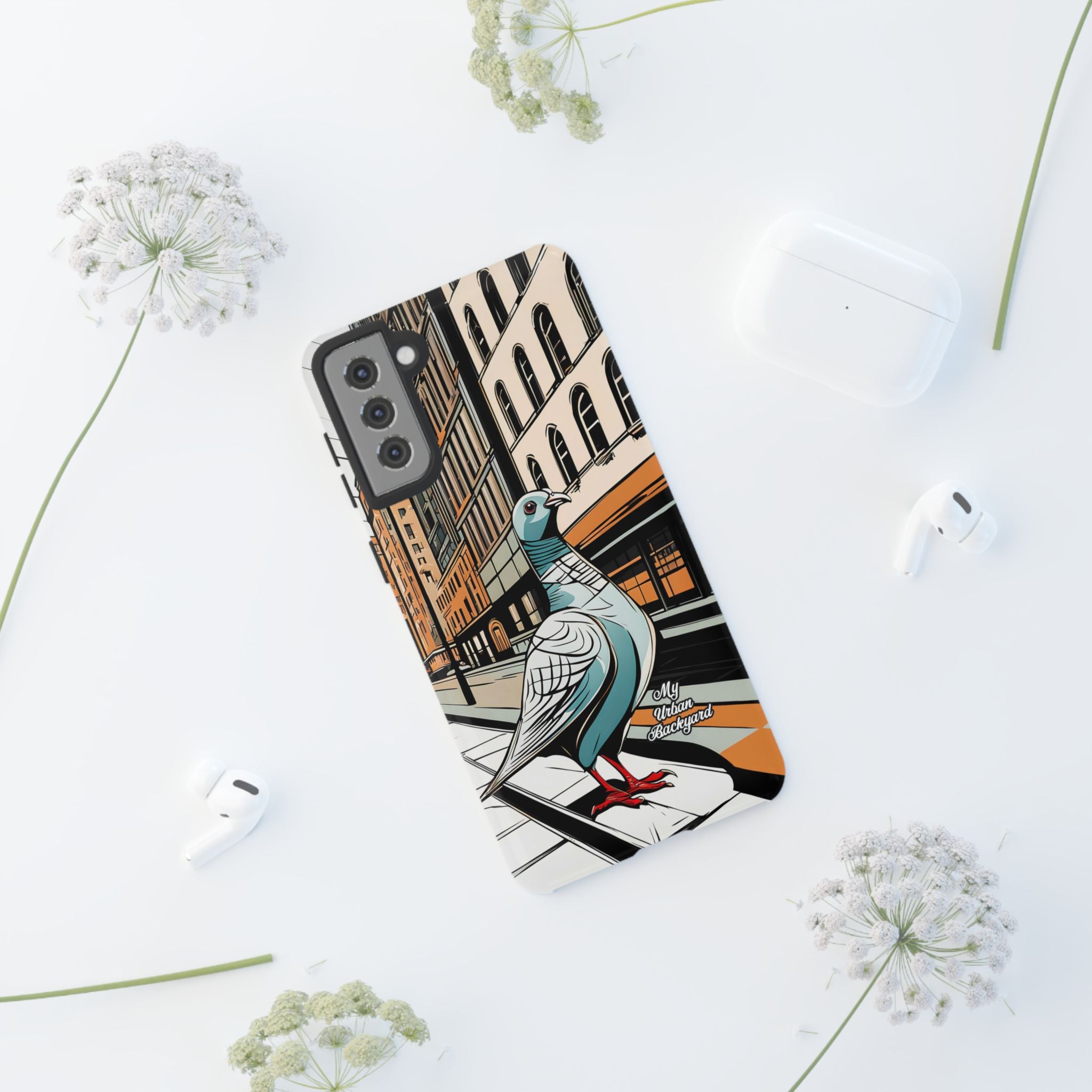 Pigeon on a City Street, Cell Phone Case - Apple, Samsung, Google Pixel