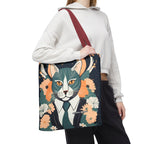 Simon Whiskerford, Cat Tote Bag with Cotton Handles For Everyday Use, 3 Sizes