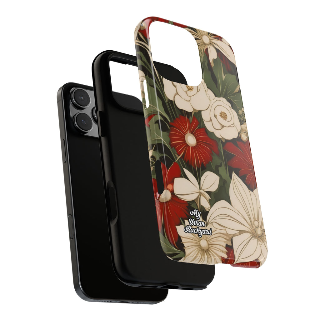 Holiday Flowers, Cell Phone Case - Apple, Samsung, Google Pixel