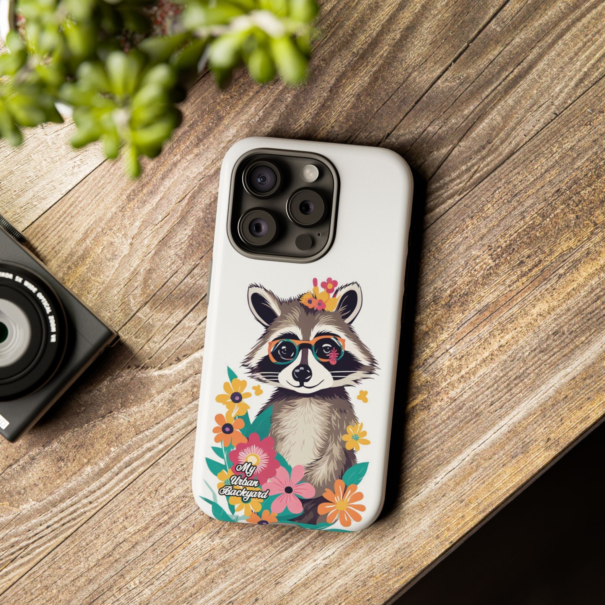 Raccoon with Glasses, Cell Phone Case - Apple, Samsung or Google Pixel