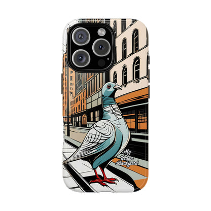 Pigeon on a City Street, Cell Phone Case - Apple, Samsung, or Google Pixel