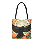 Flying Crow Tote Bag with Cotton Handles For Everyday Use, 3 Sizes