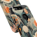 Orange and White Flowers, Cell Phone Case - Apple, Samsung, Google Pixel