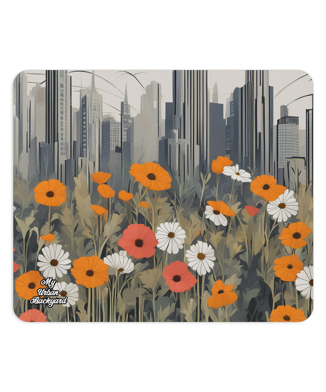 Urban Wildflowers, Computer Mouse Pad - for Home or Office