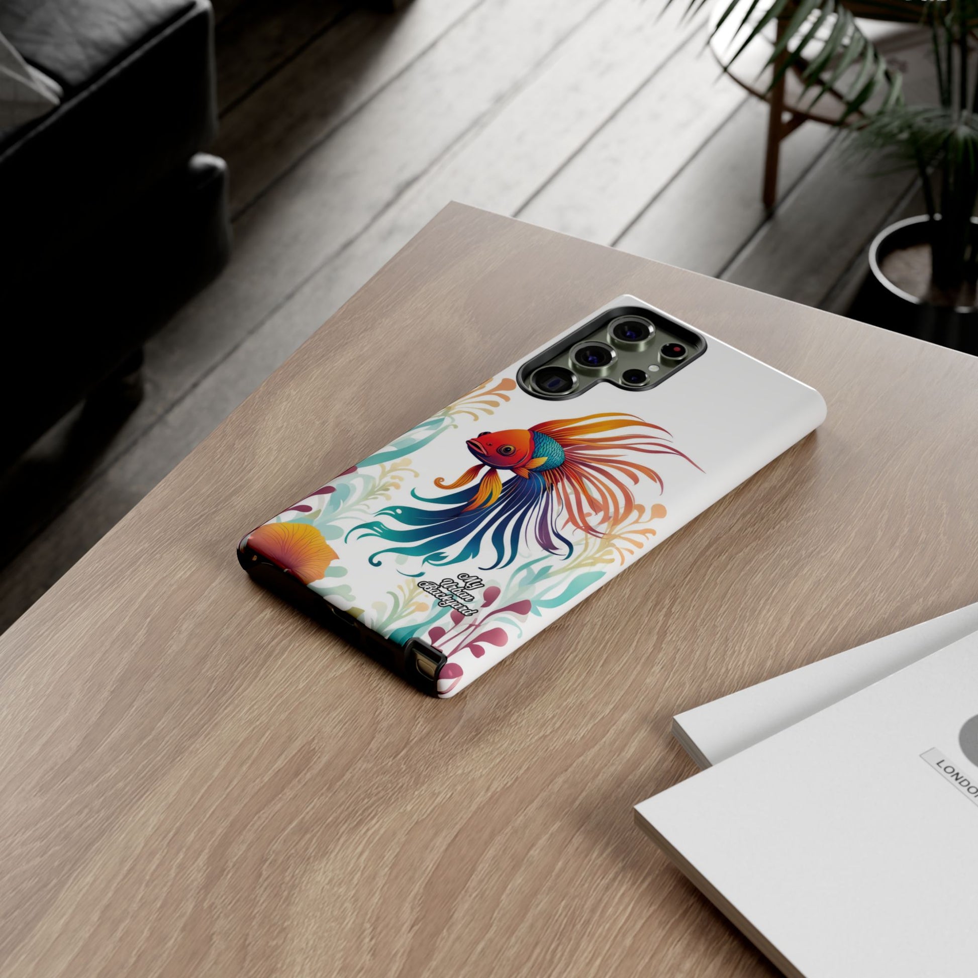 Colorful Betta Fish, Cell Phone Case - Apple, Samsung or Google Pixel