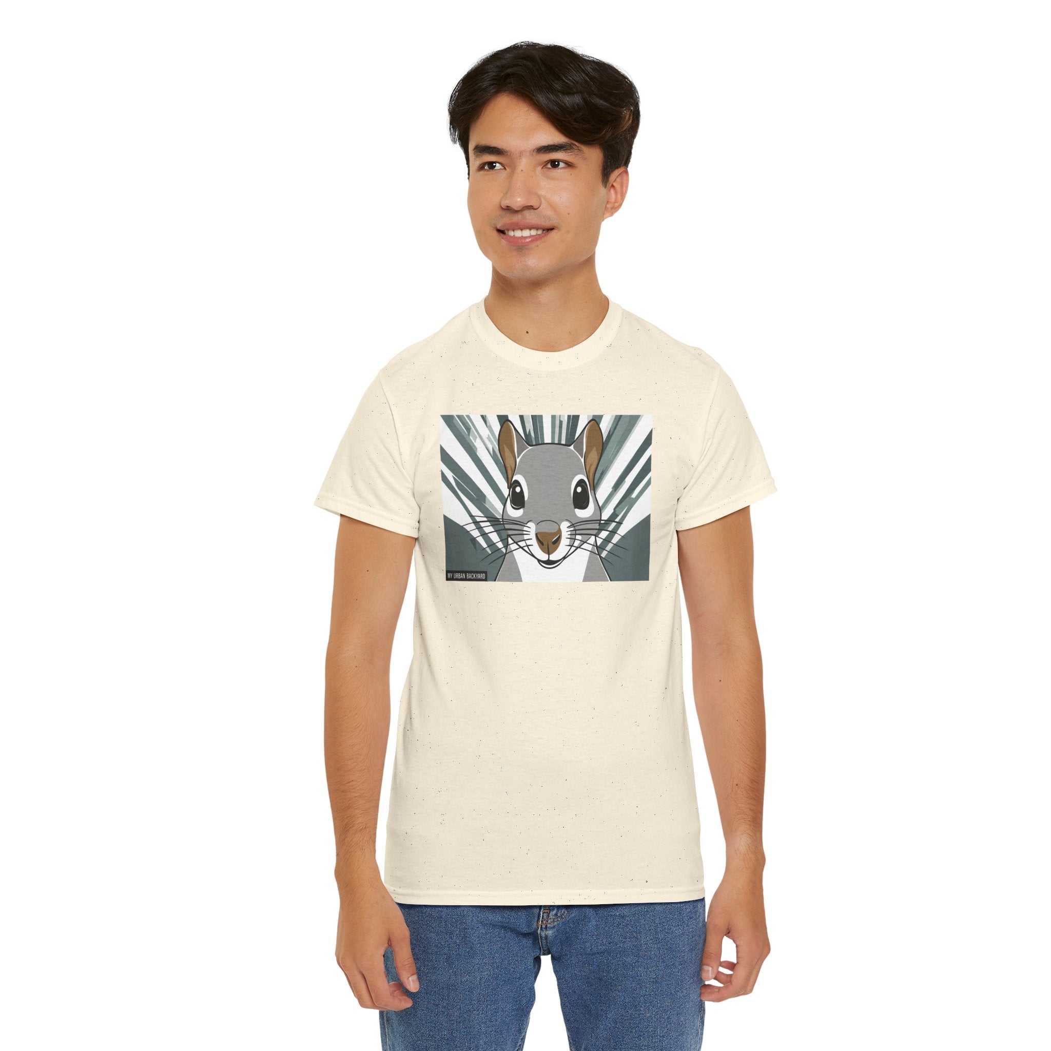 Cute Squirrel Graphic Tee, Unisex Cotton T-Shirt, Nature Lover Gift, Animal Art Top, Casual Wear
