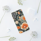 Orange and White Flowers, Cell Phone Case - Apple, Samsung, Google Pixel