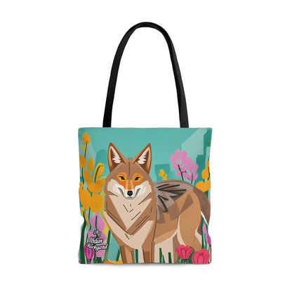 Reusable Tote Bag for Everyday Use, Shoulder Bag w Cotton Handles - Urban Coyote