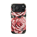 Pink Rose Flowers, Cell Phone Case - Apple, Samsung or Google Pixel