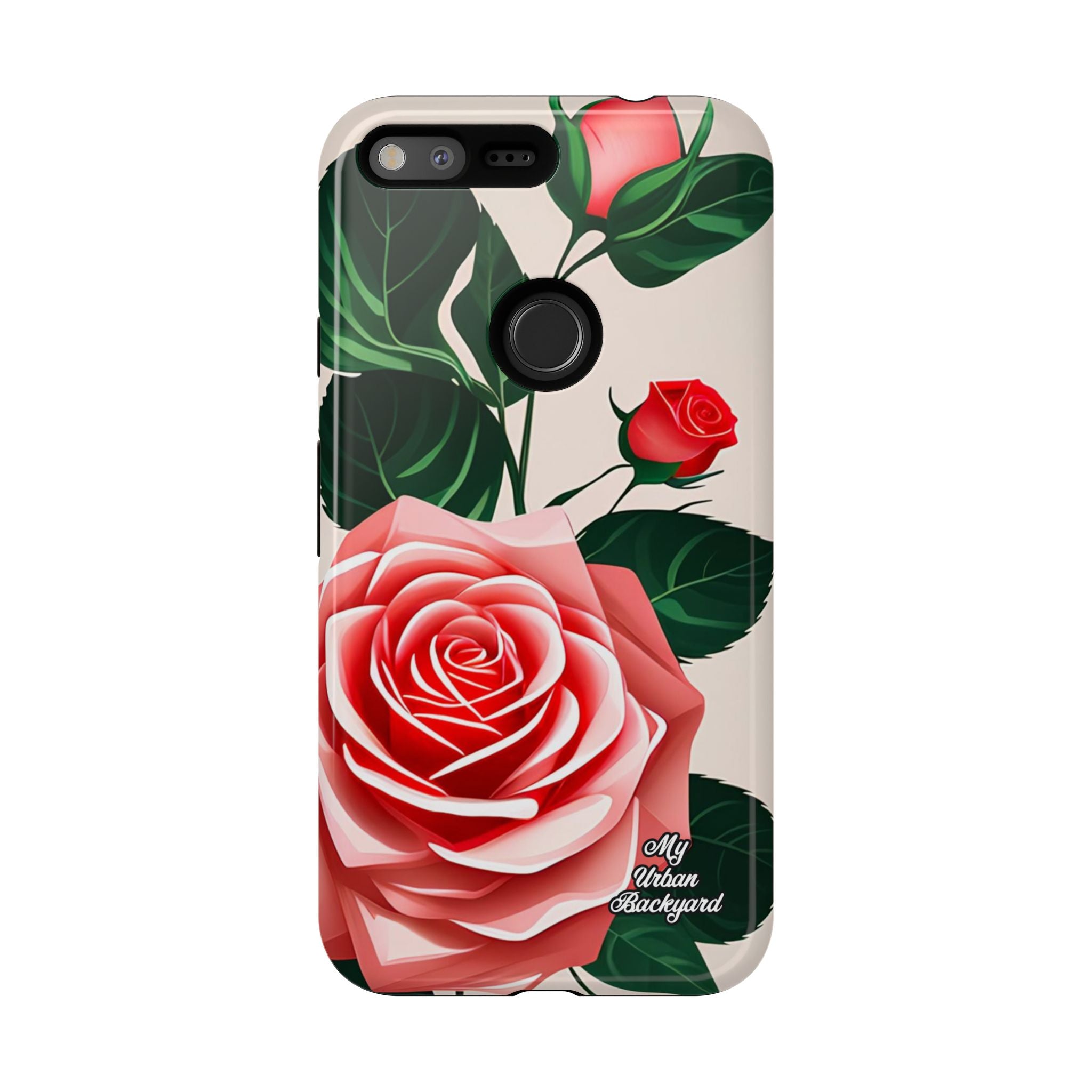 Pink Rose Flowers, Cell Phone Case - Apple, Samsung, Google Pixel