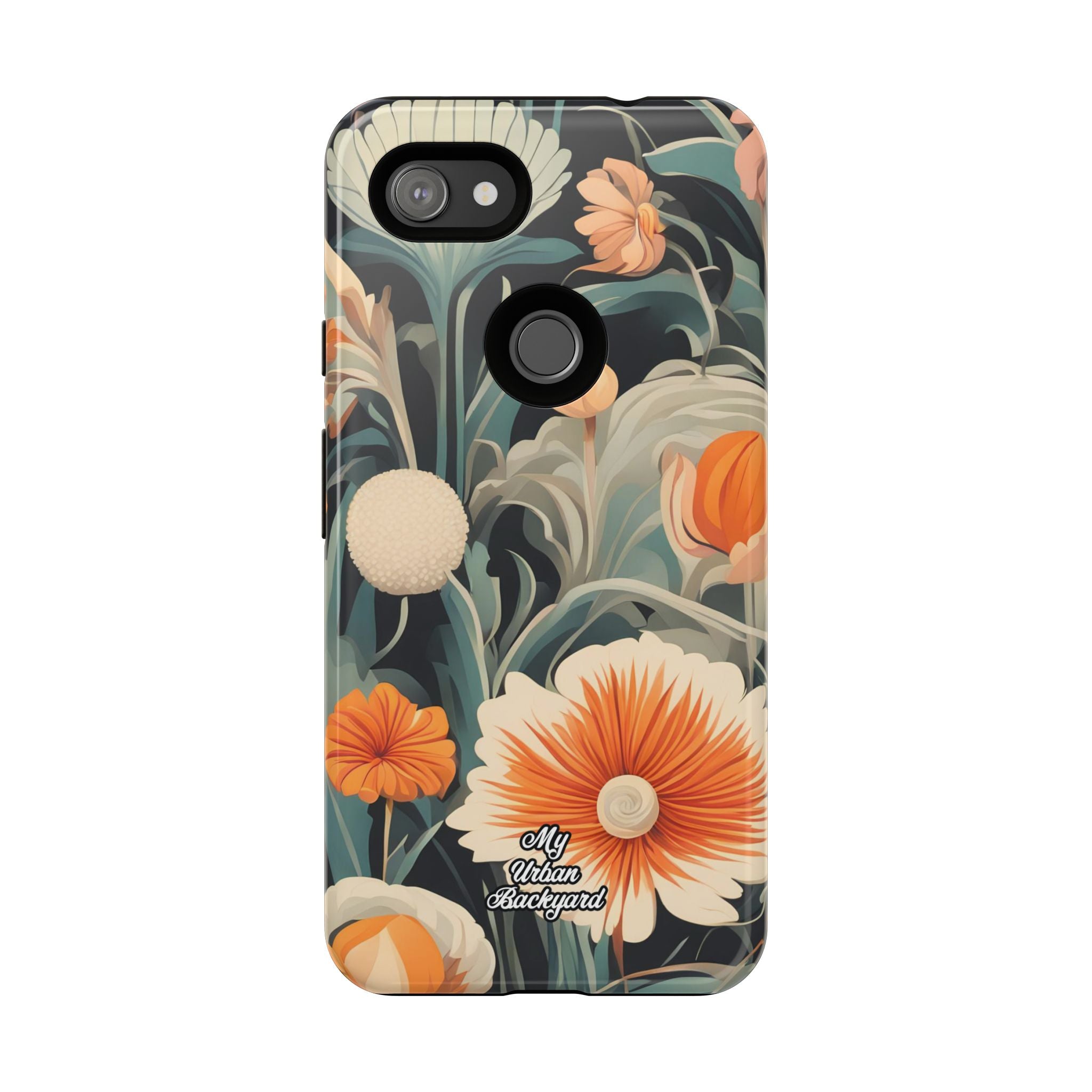 Orange and White Flowers, Cell Phone Case - Apple, Samsung, Google Pixel