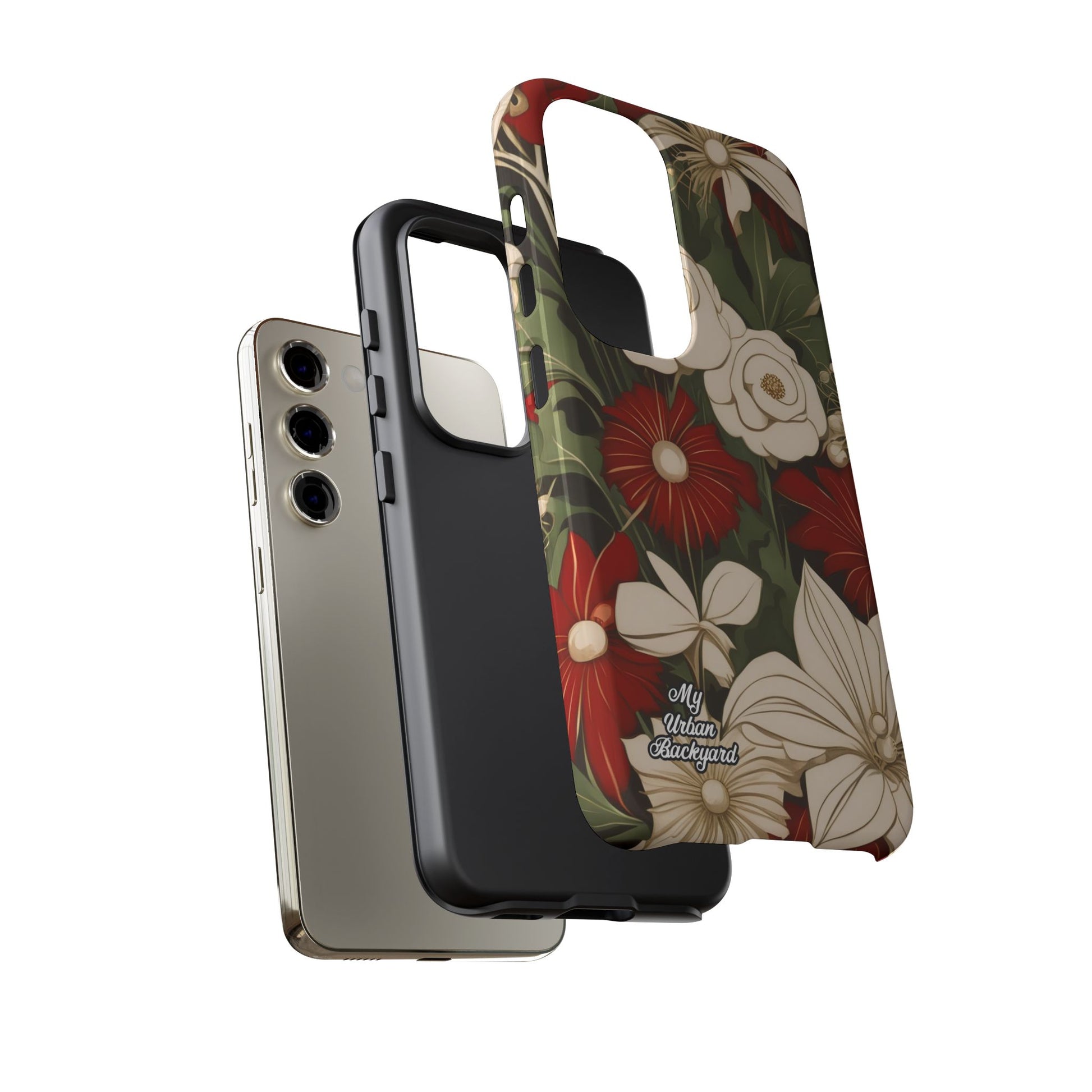 Holiday Flowers, Cell Phone Case - Apple, Samsung, Google Pixel