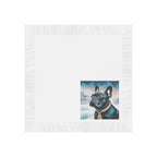 Winter French Bulldog Napkins