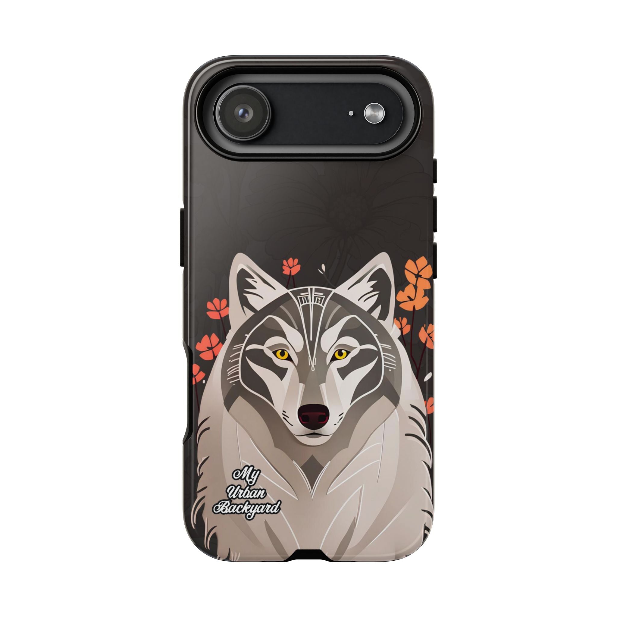 Art Deco Wolf, Cell Phone Case - Apple, Samsung, Google Pixel