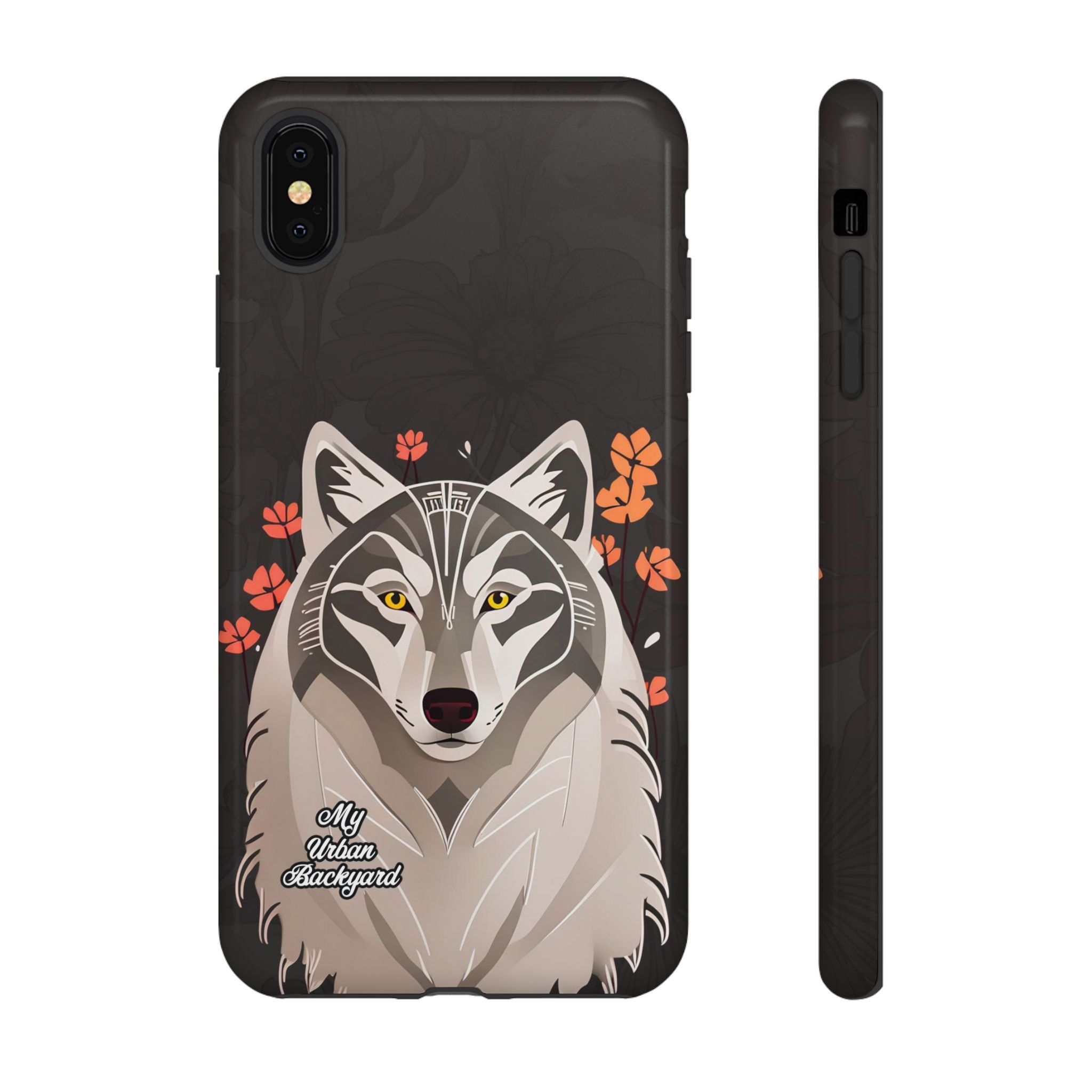 Art Deco Wolf, Cell Phone Case - Apple, Samsung, Google Pixel
