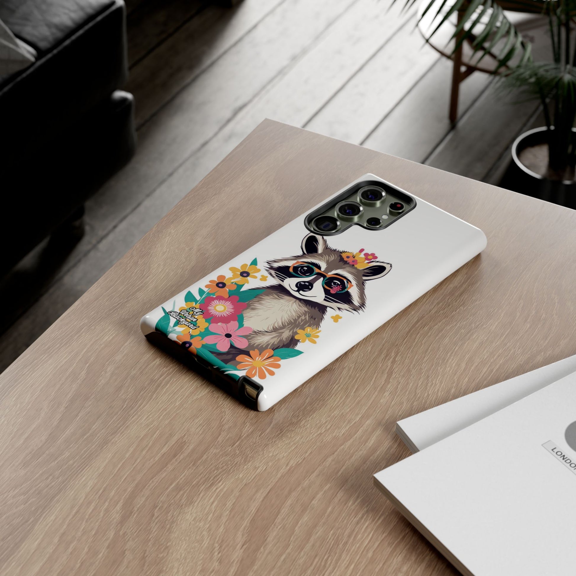 Raccoon with Glasses, Cell Phone Case - Apple, Samsung or Google Pixel