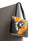 Art Deco Squirrel, Everyday Tote Bag w Cotton Handles
