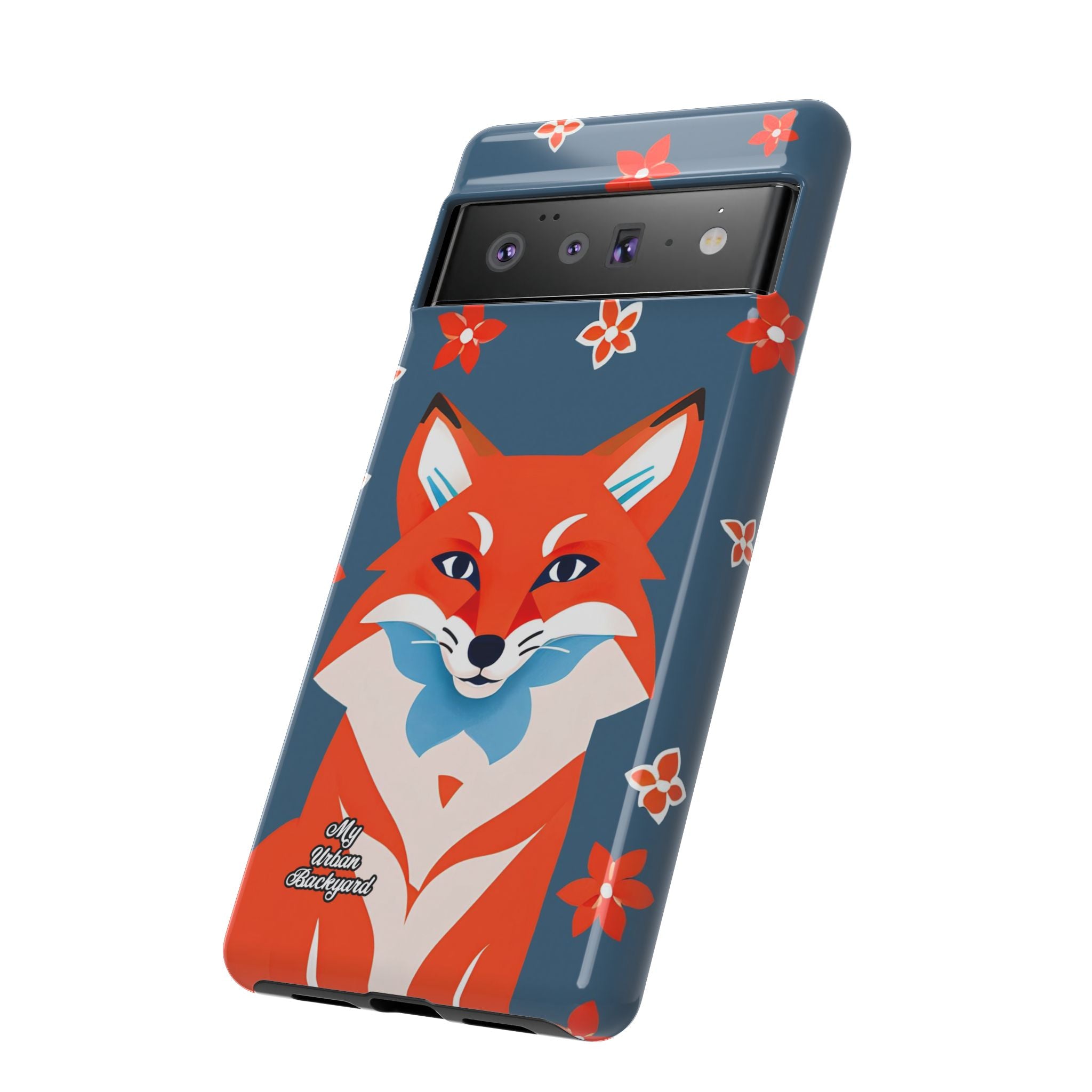 Fox with Flowers, Cell Phone Case - Apple, Samsung, Google Pixel