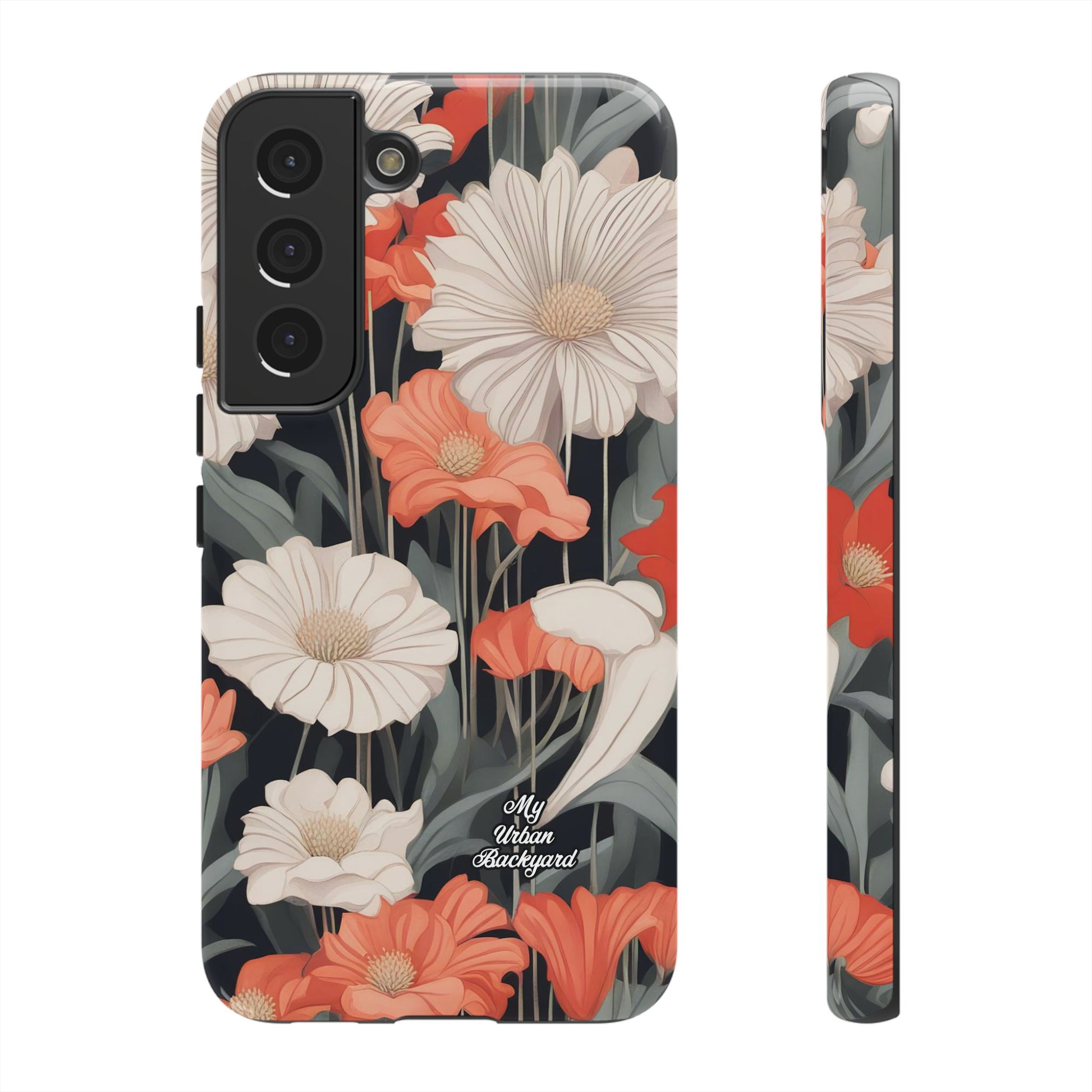 Art Deco Flowers, Cell Phone Case - Apple, Samsung, Google Pixel